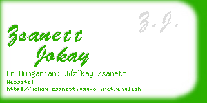 zsanett jokay business card